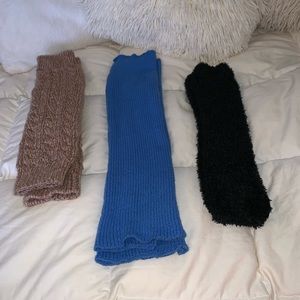 3 Pack Leg Warmer Set